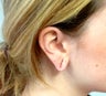 Gauged earlobe repair