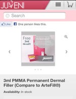 Juveni pmma permanent filler